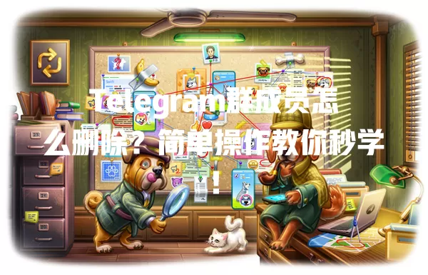 Telegram群成员怎么删除?简单操作教你秒学! 一
